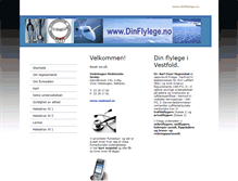 Tablet Screenshot of dinflylege.no